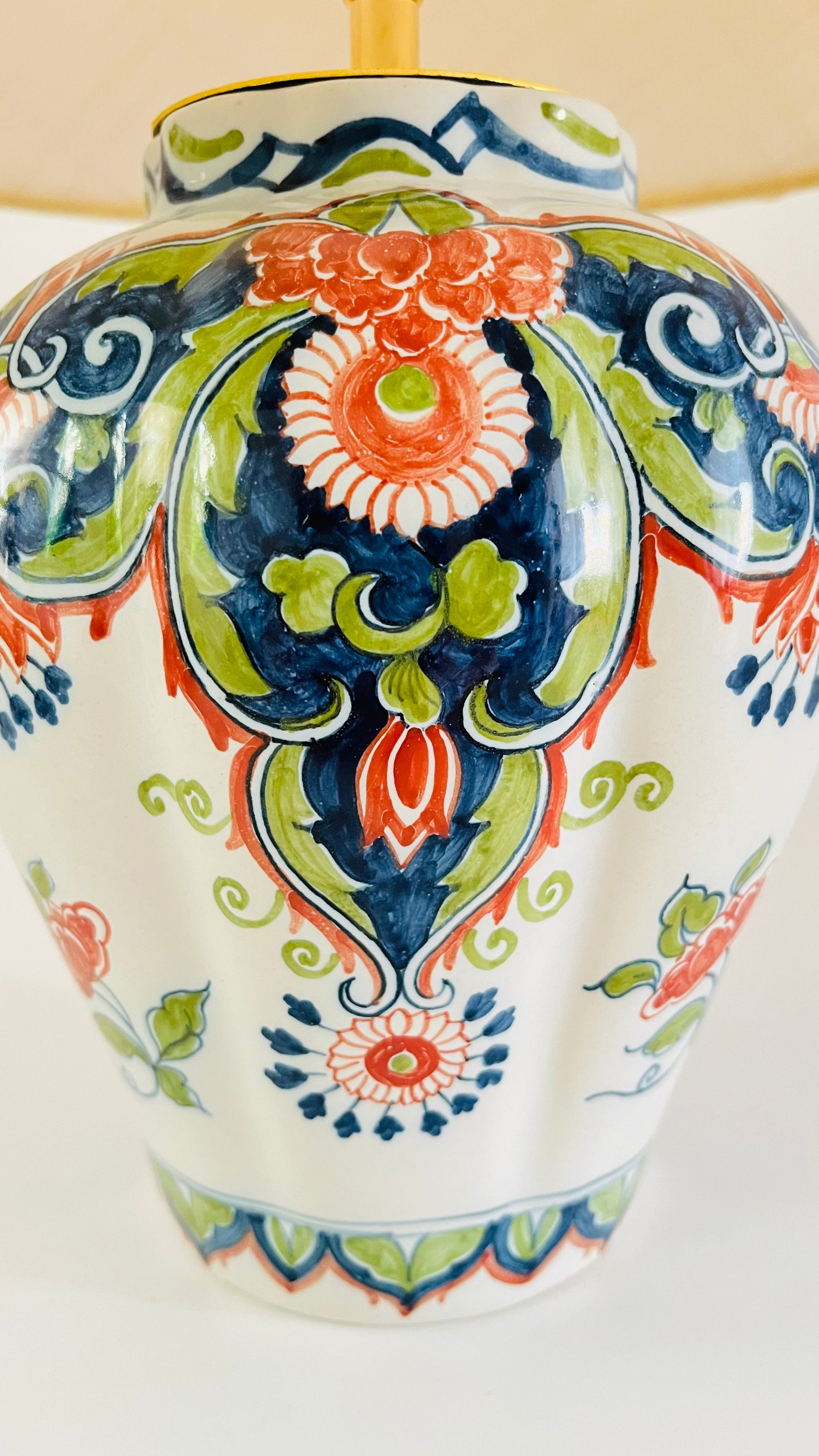 Antique Makkum Lamp