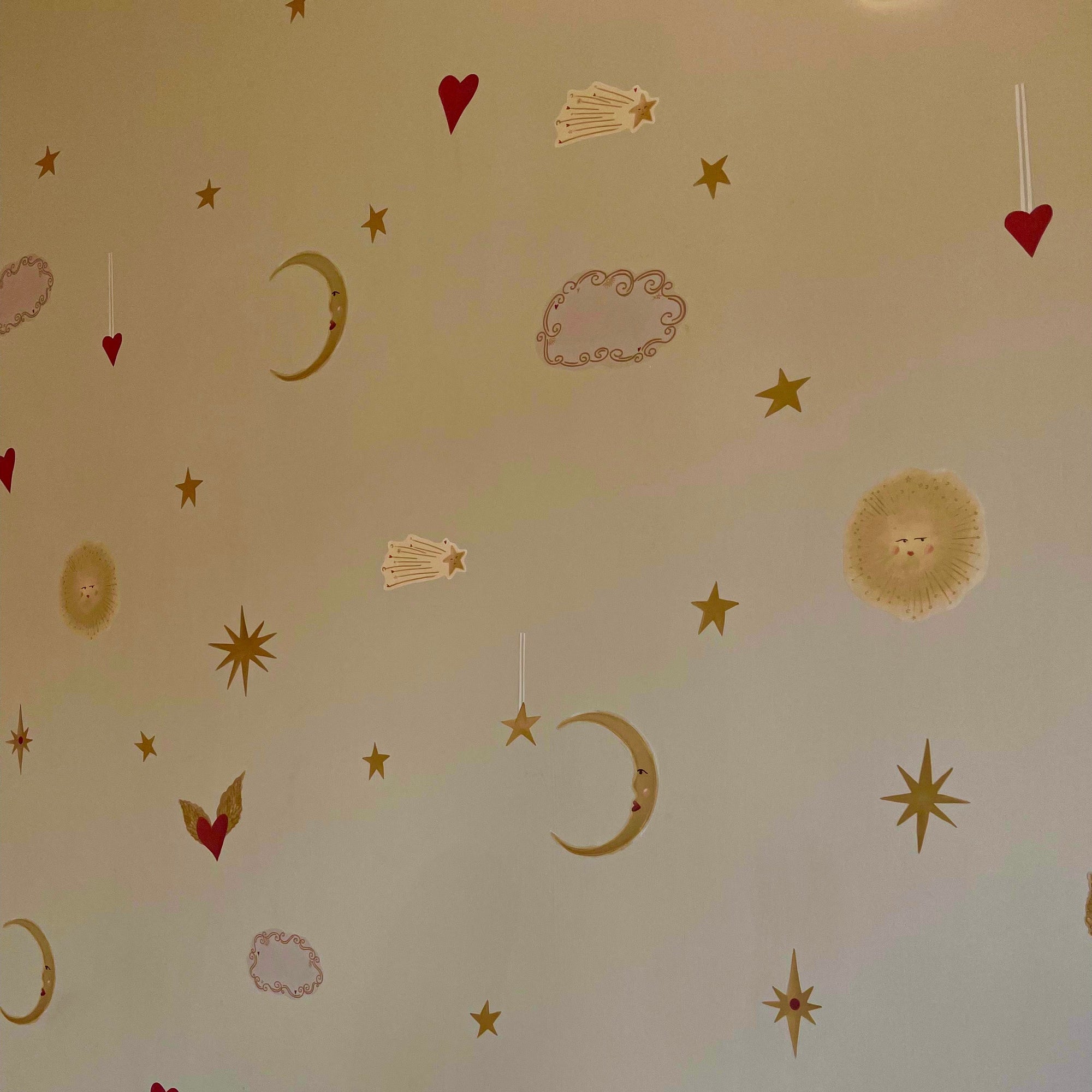 "Celestial Dream" - Fabric Wall Stickers