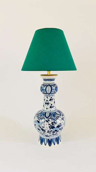 Antique Delft ‘Knobbelvaas’ Lamp