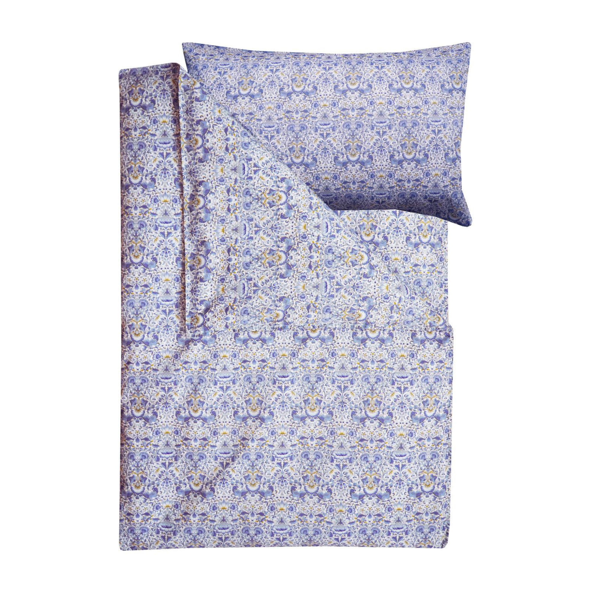 Complete Bedding Set Made With Liberty Fabric Lodden China Blue