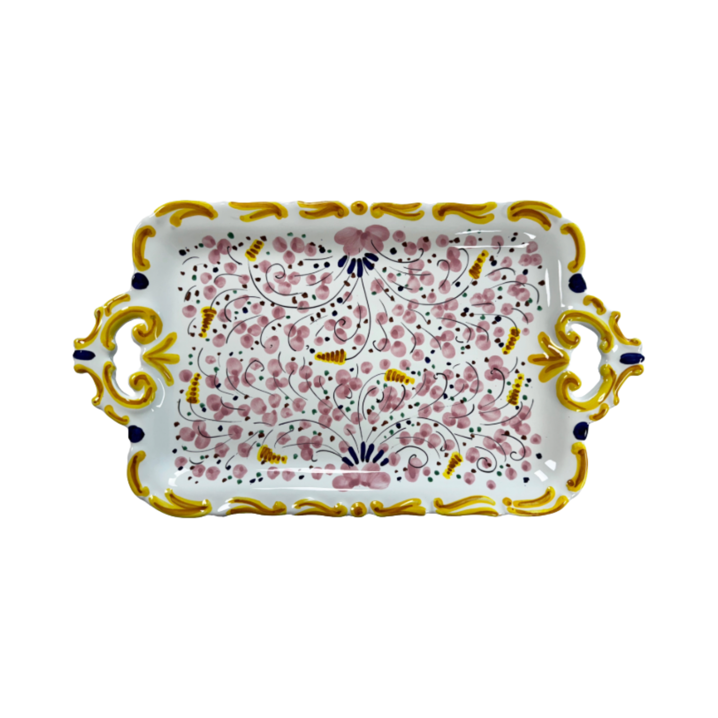 Serving Tray Deruta 44 cm Pink