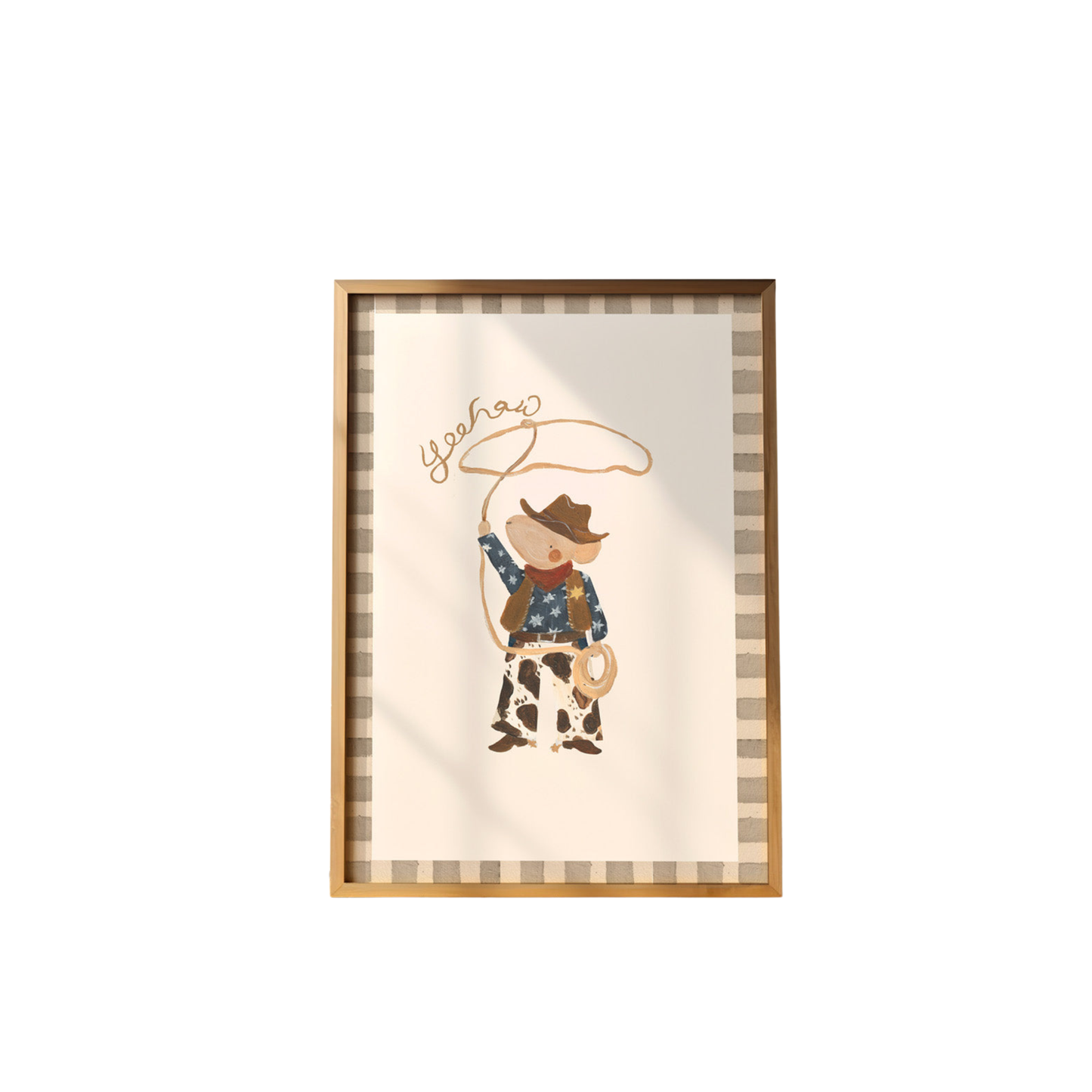 Cowboy Mouse Art Print
