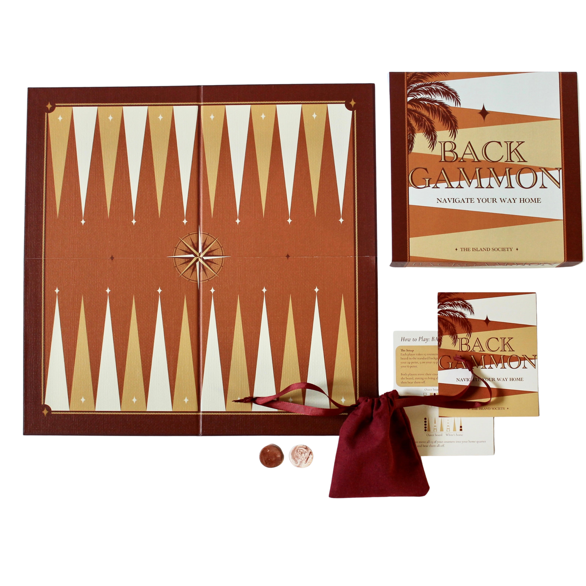 Backgammon Set : Made in Monmouth