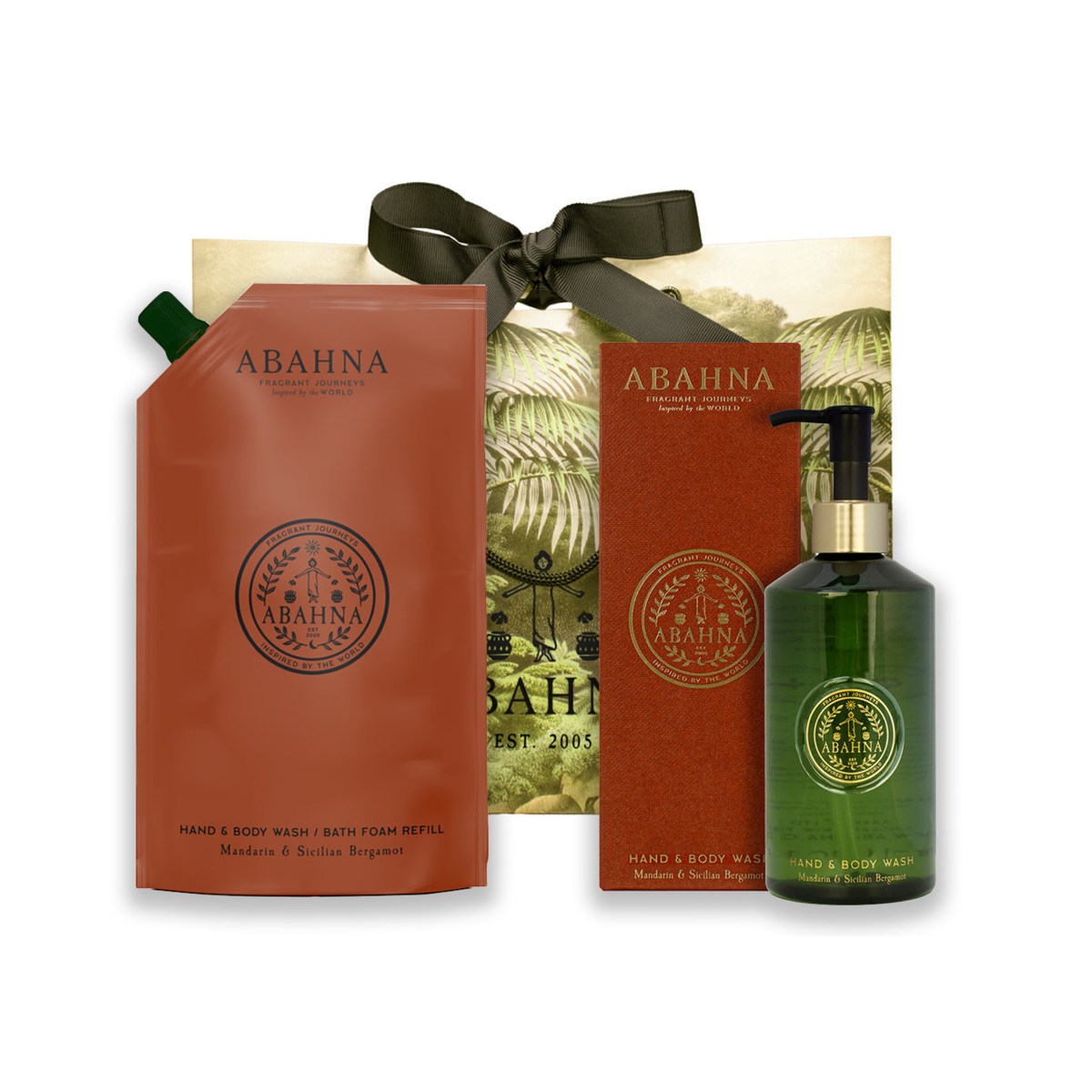 Hand & Dody Wash Refill Set - Mandarin & Sicilian Bergamot