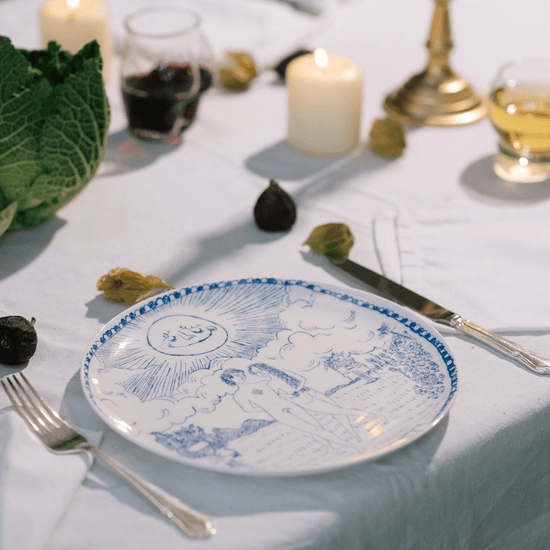 The Sun Tarot Dinner Plate