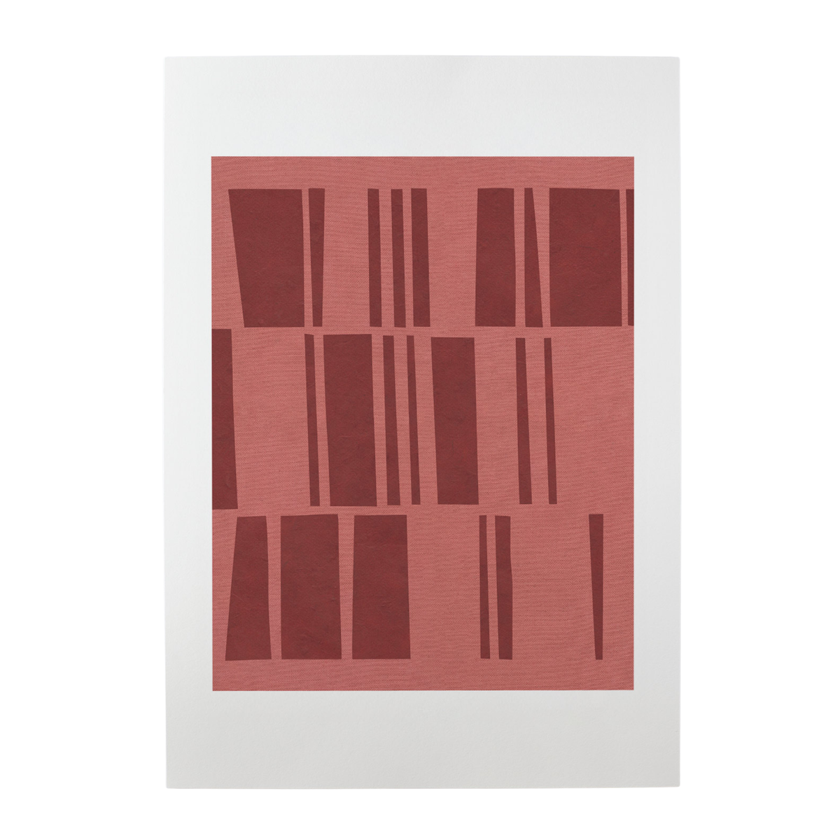 Glimpse Terracotta/Red Print