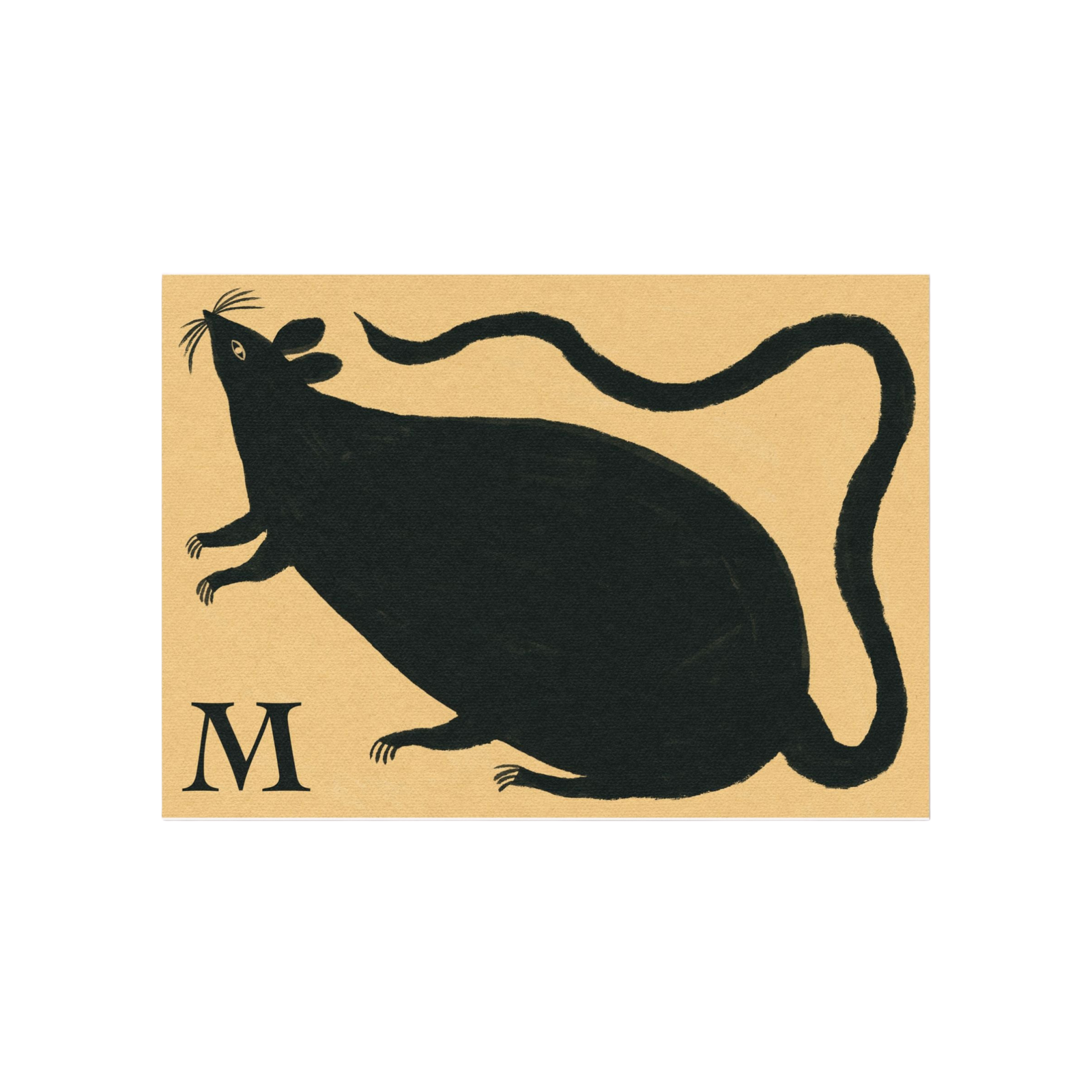 Tabby Booth Fine Art Print • M for Mouse