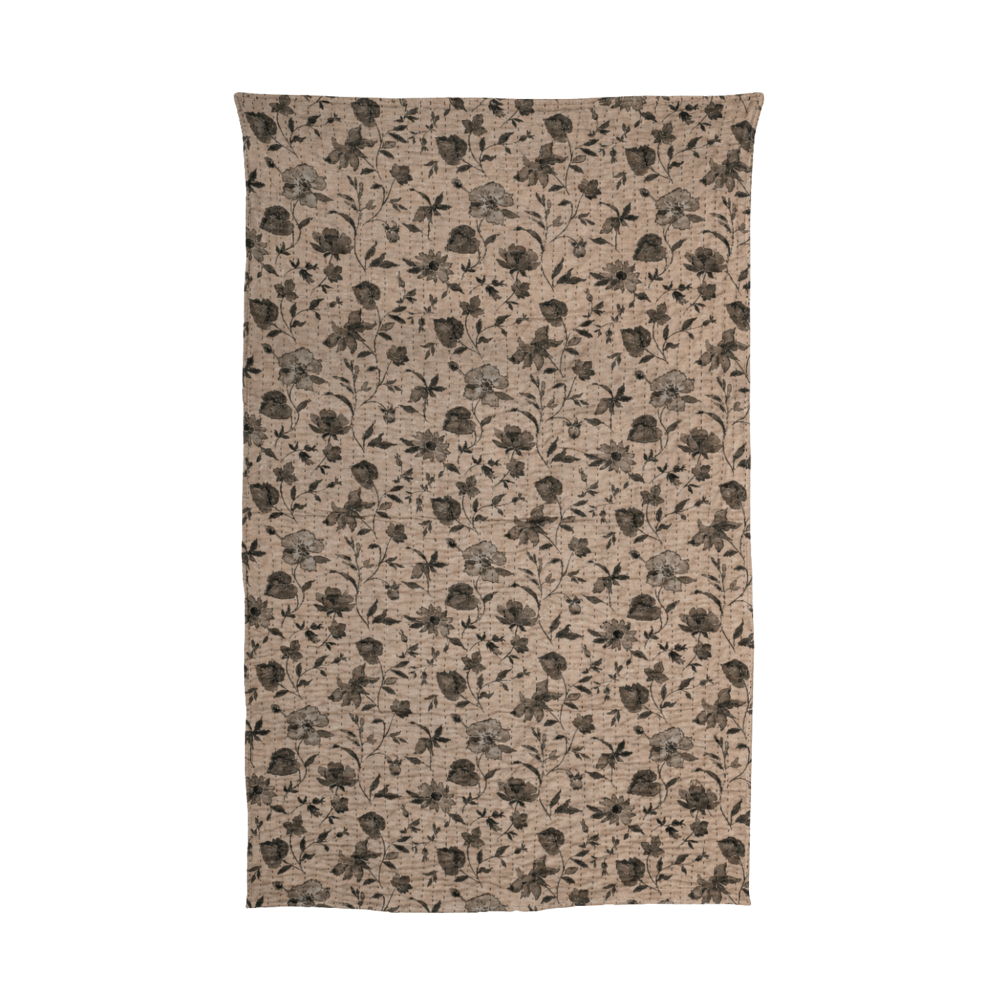 The Moon Garden Kantha Throw