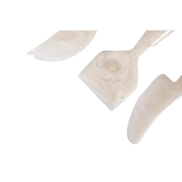 Resin Cheese Knife, Vanilla Set of 3 6 Inches - Casa Amarosa