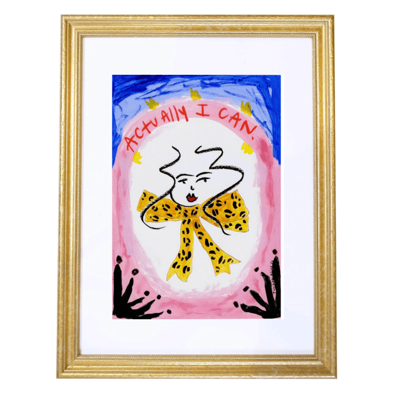 Actually I Can Art Print