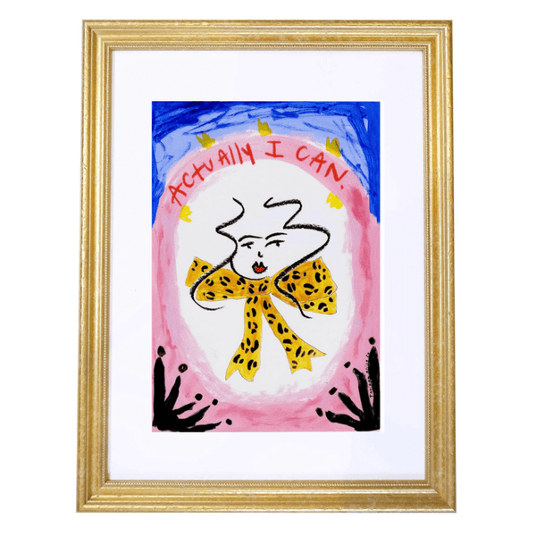 Actually I Can Art Print
