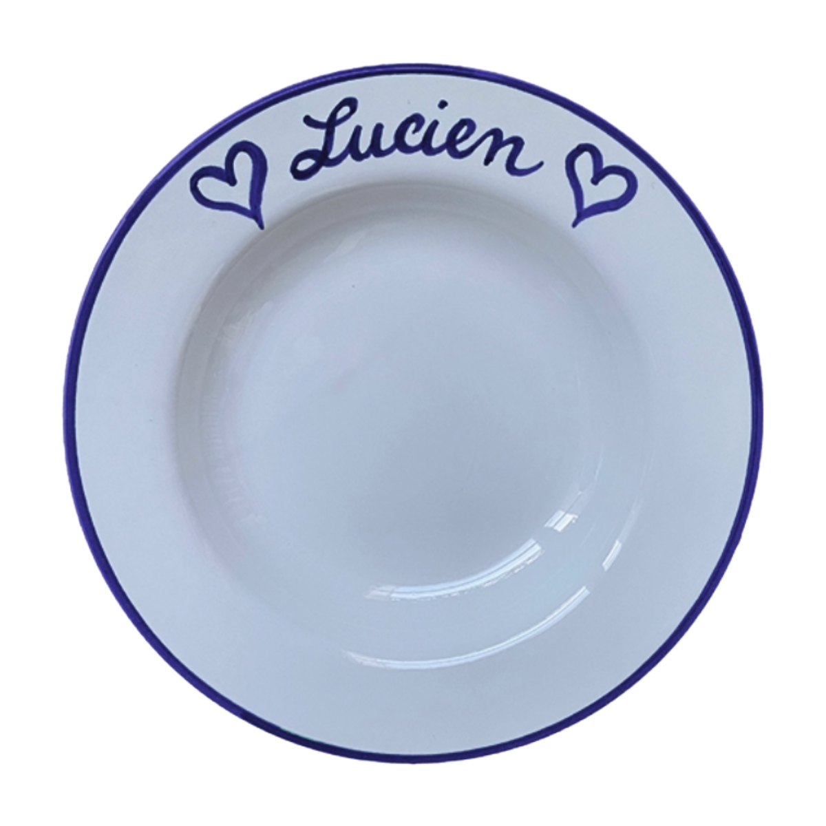 Personalised Pasta Plate 25 cm - La Famiglia