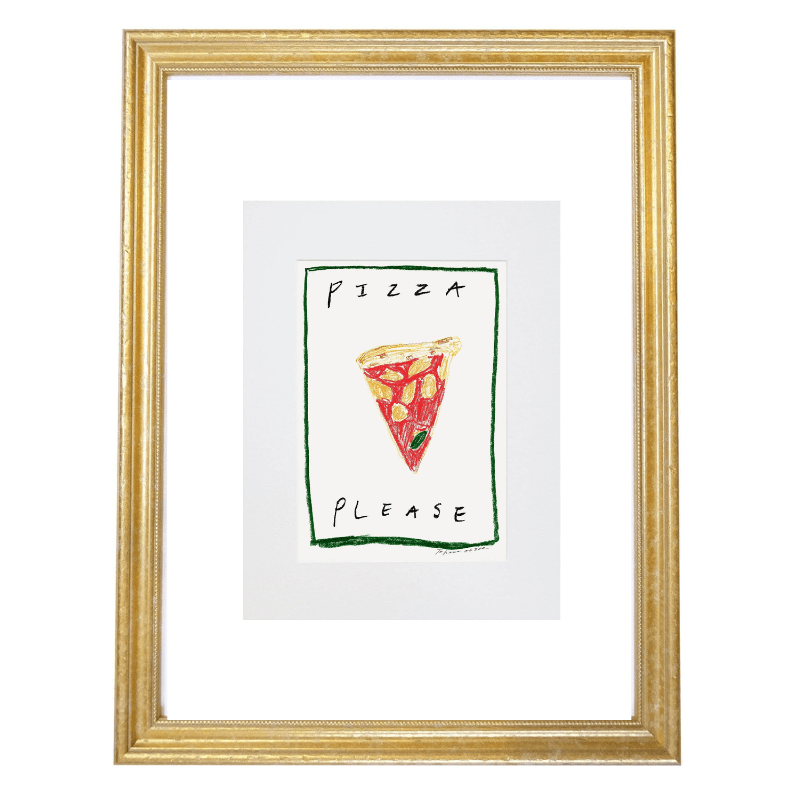 Pizza Please Art Print