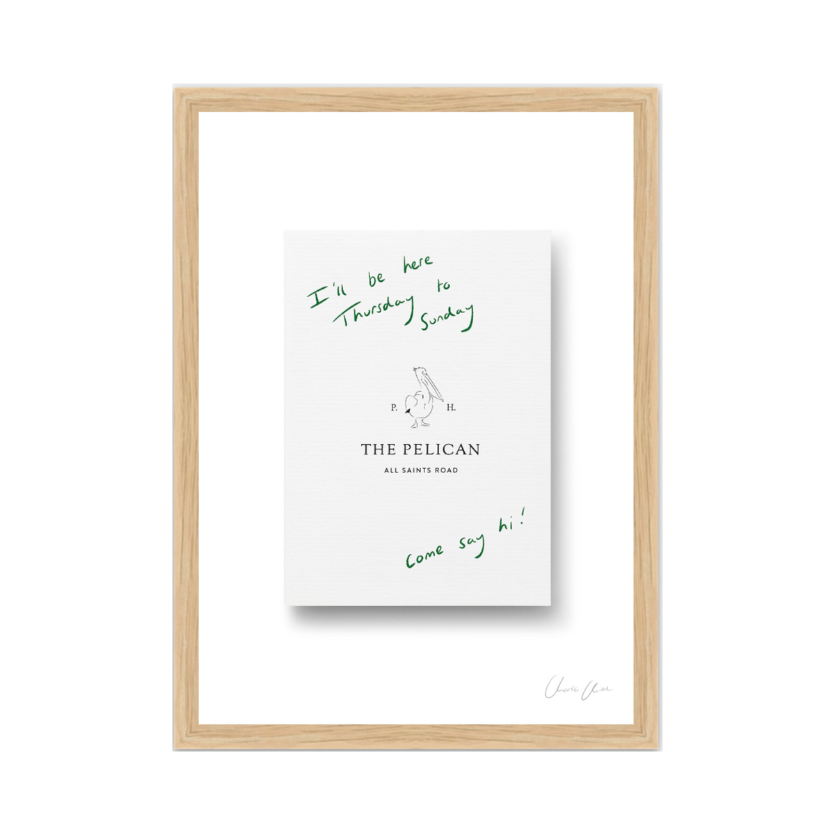 Card at The Pelican Print
