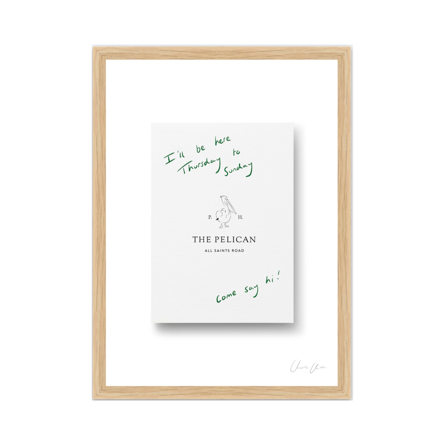Card at The Pelican Print