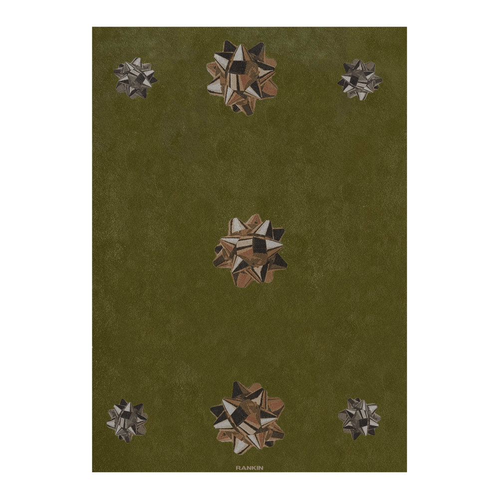 Metallica Handknotted Rug Olive