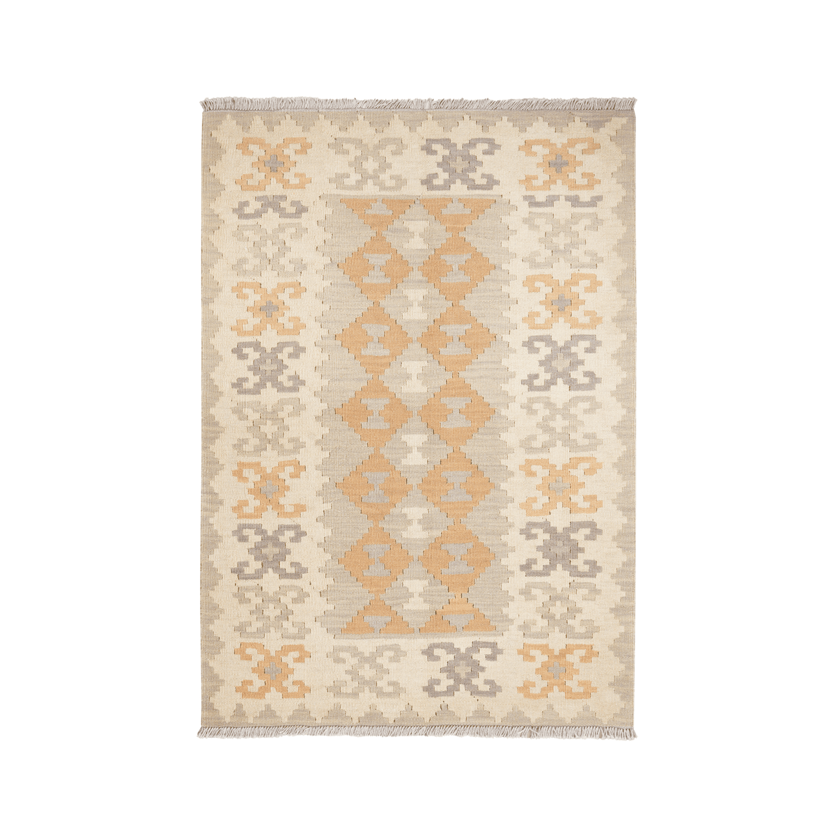 Kelim Gashgai Handwoven – Grey, 170 x 119cm