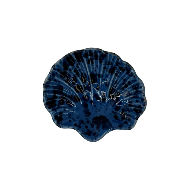 Splatterware Shell Dish