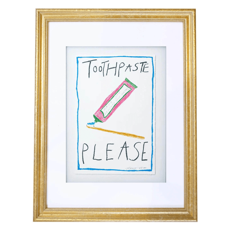 Toothpaste Please Art Print