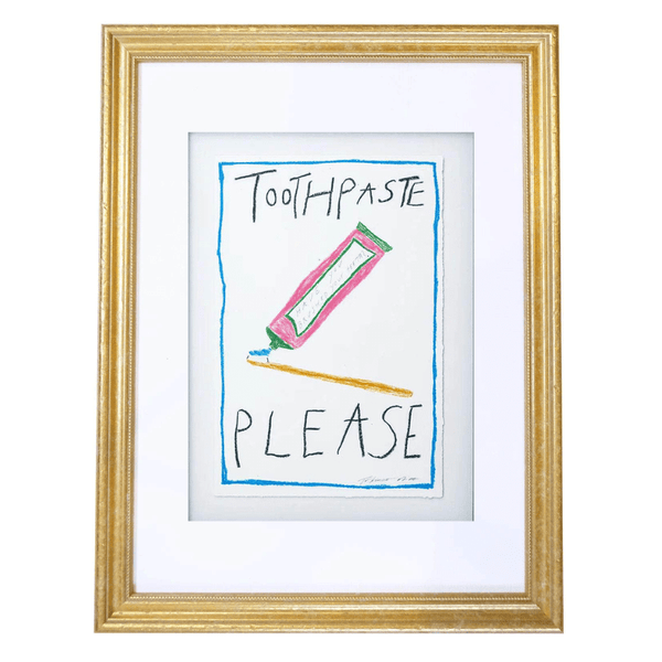 Toothpaste Please Art Print