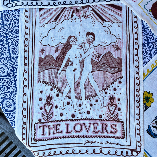 The Lovers Tea Towel