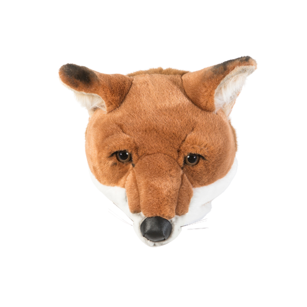 Louis the Fox Wall Mounted Plush Head