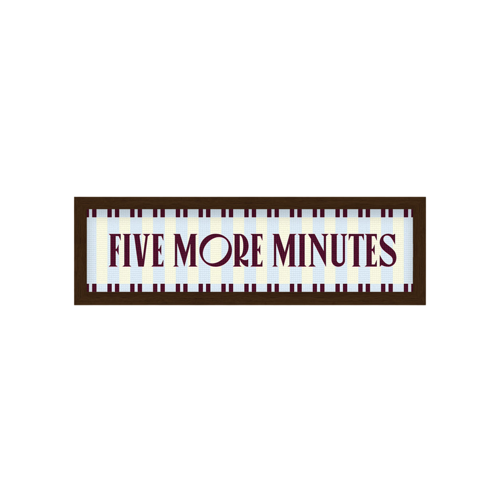 Five More Minutes Panoramic Framed Print