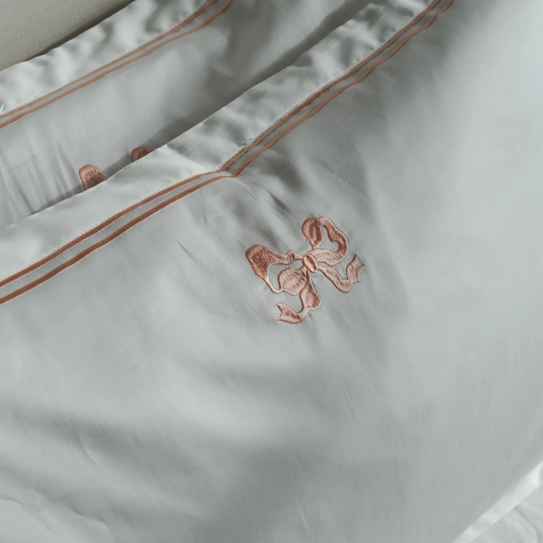 Arabella Bow Oxford Pillowcase Pair