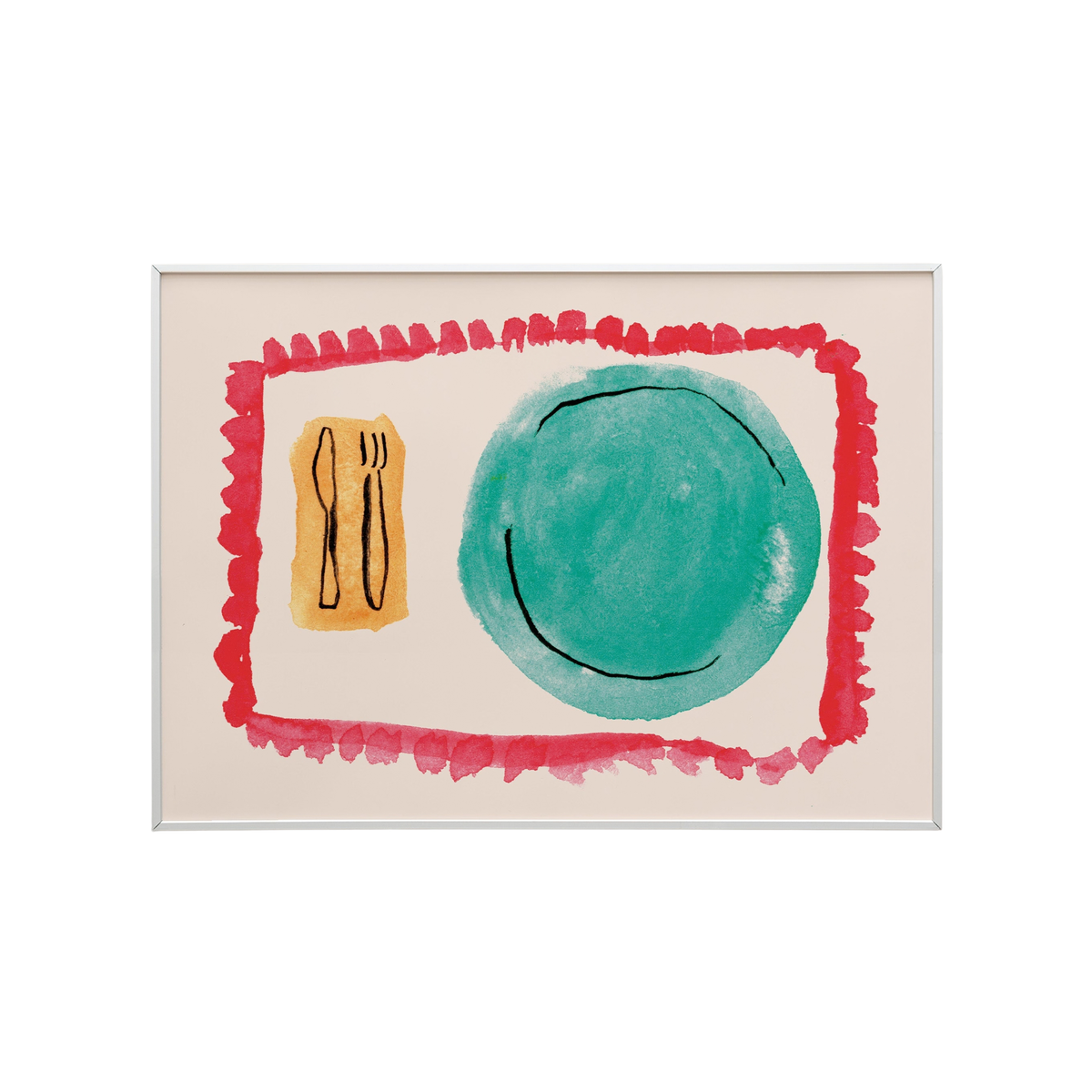 "Abstract Placemat" Art Print