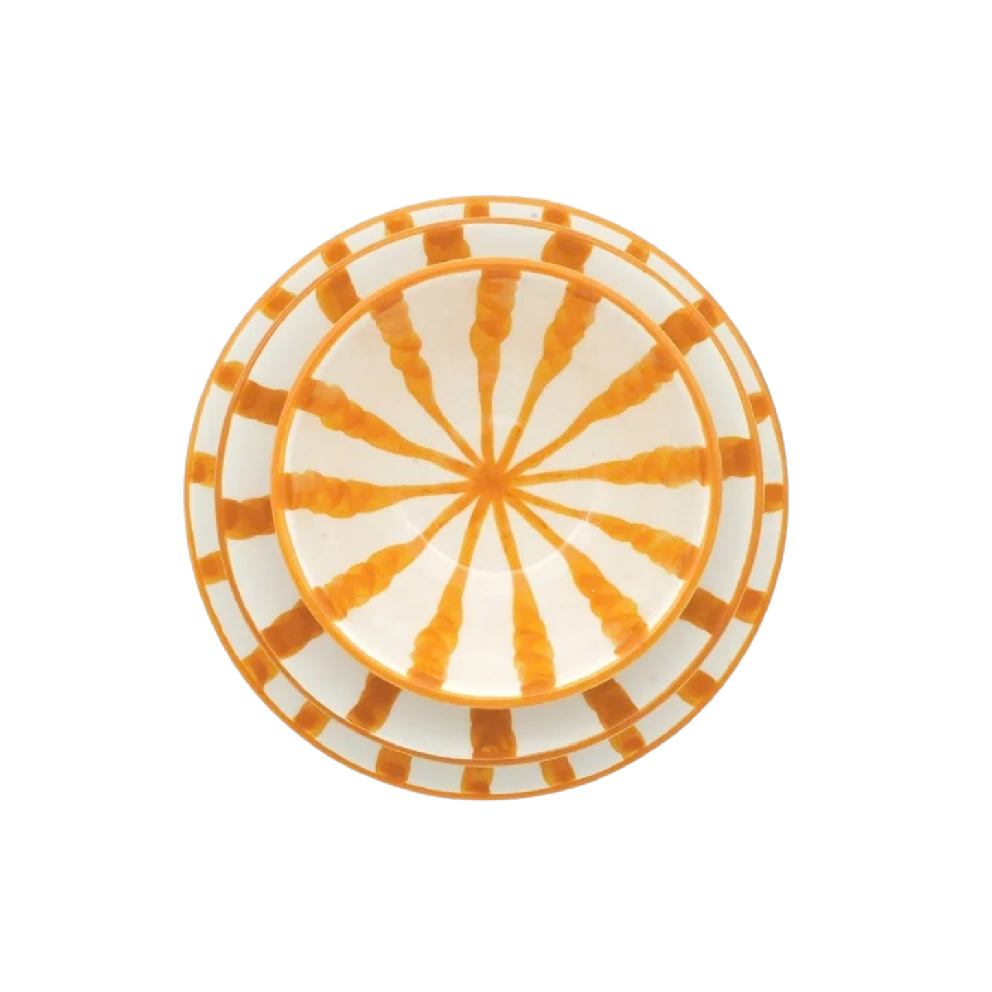 Wave Dinner Set - Sunglow - 3 Piece