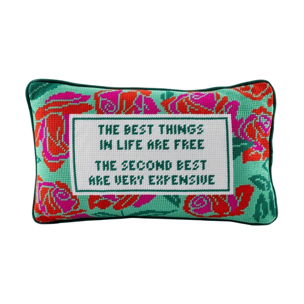 Expensive Needlepoint Pillow