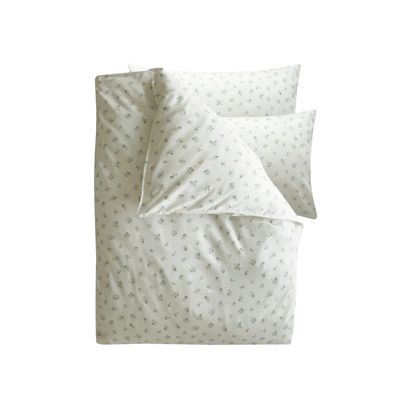 Duvet Set Made With Liberty Fabrics & Bridgerton Posy Corsage Yellow