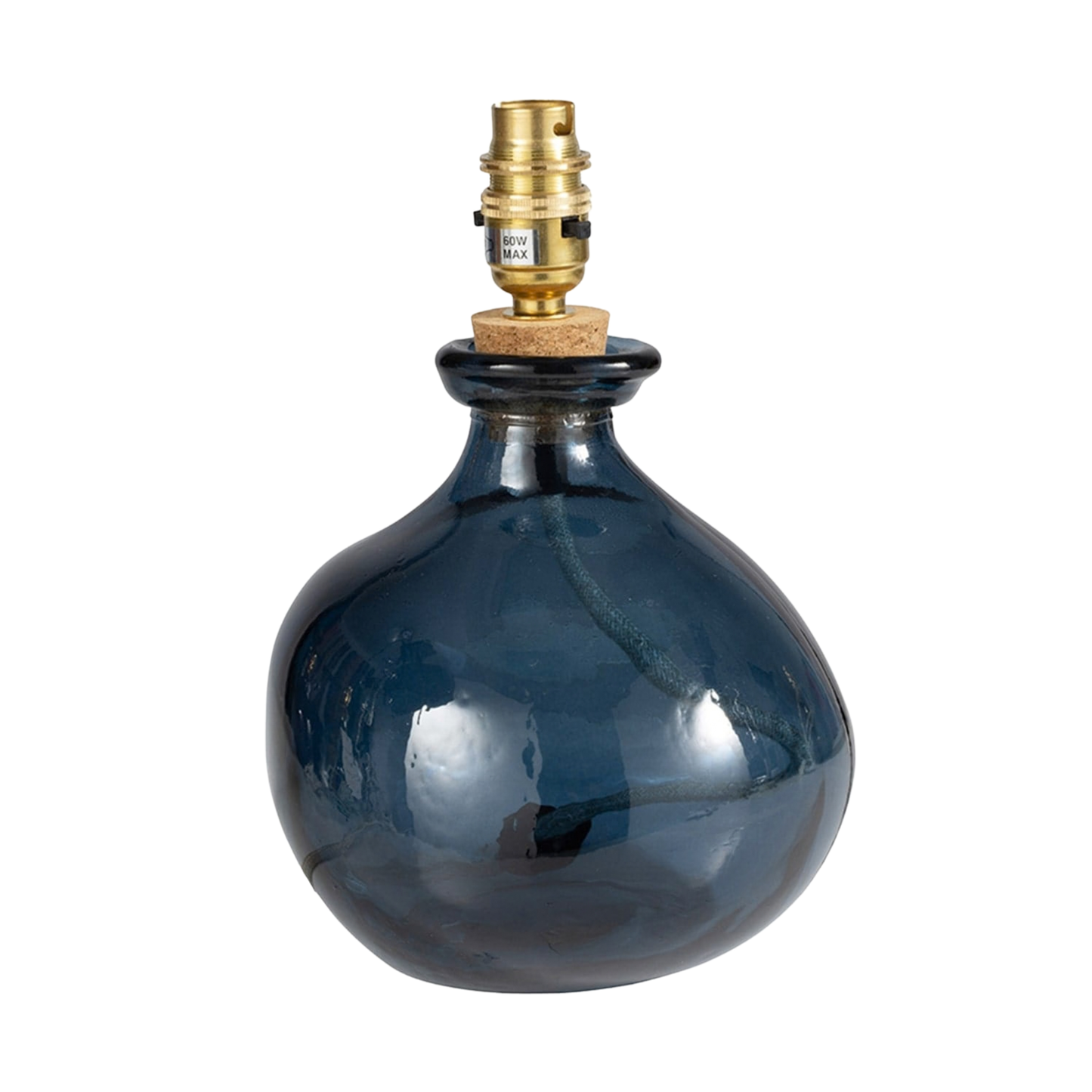 Henrietta Glass Orb Base - Petrol