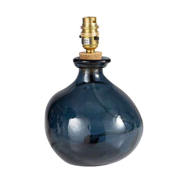 Henrietta Glass Orb Base - Petrol