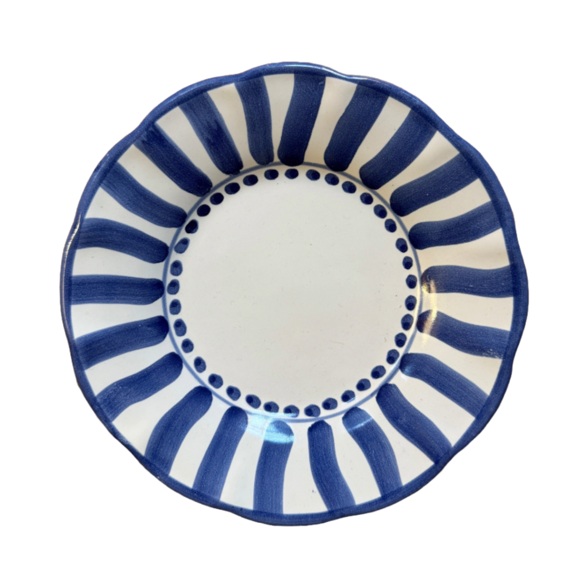 Plate Sole 16 cm Stripe Blue