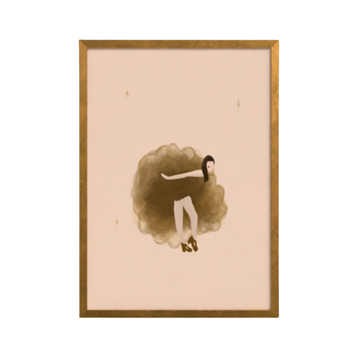 The Lady in Gold Art Print