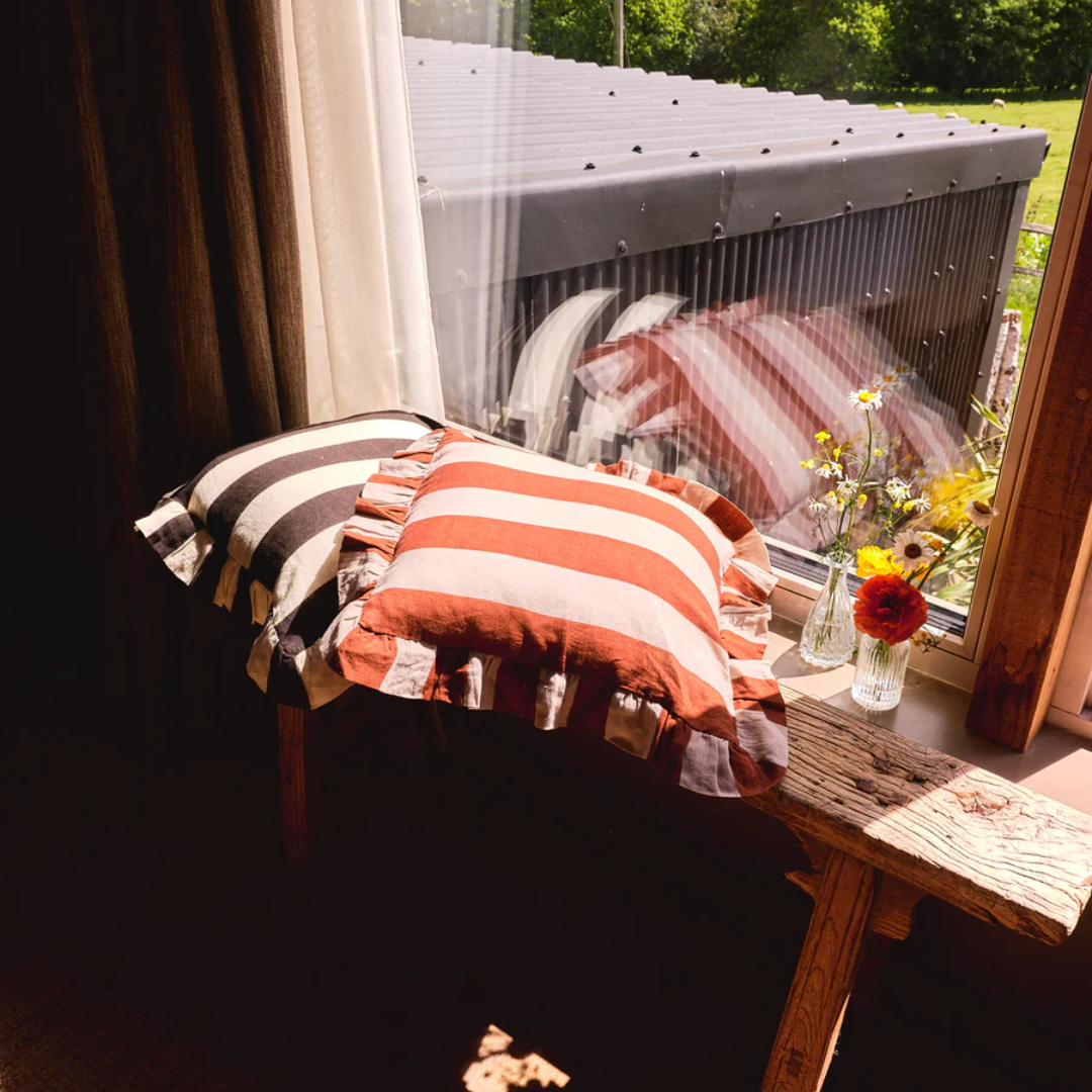 Cinnamon & Oyster Cushion Cover