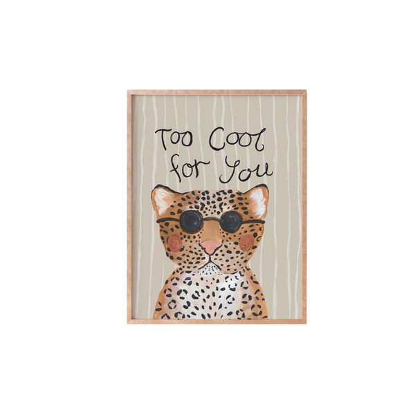 Too Cool Art Print