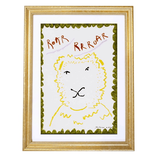 Lion Roar Art Print