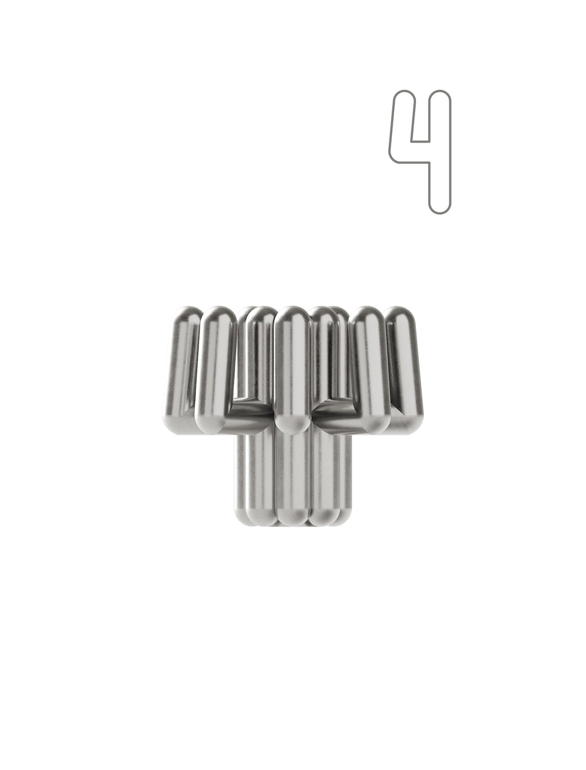 Digit Candle Holder Four