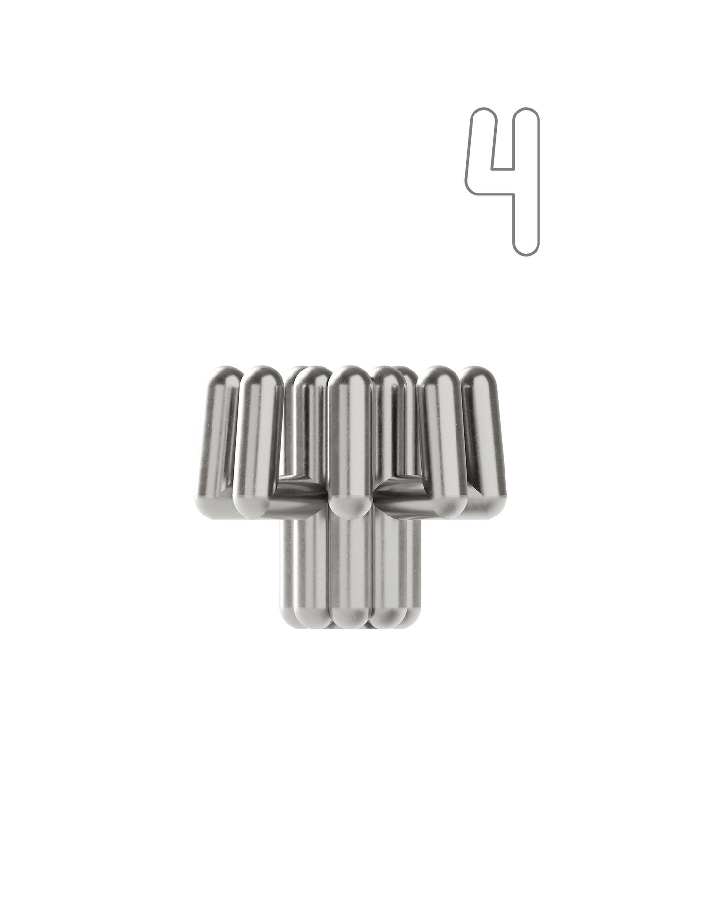 Digit Candle Holder Four