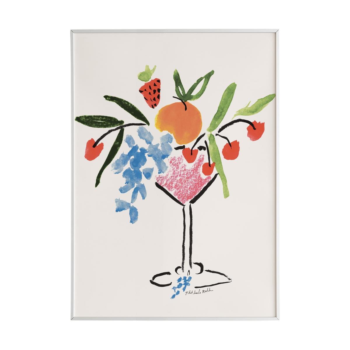 "Abundance Martini" Art Print