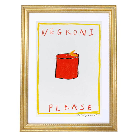 Negroni Please Art Print