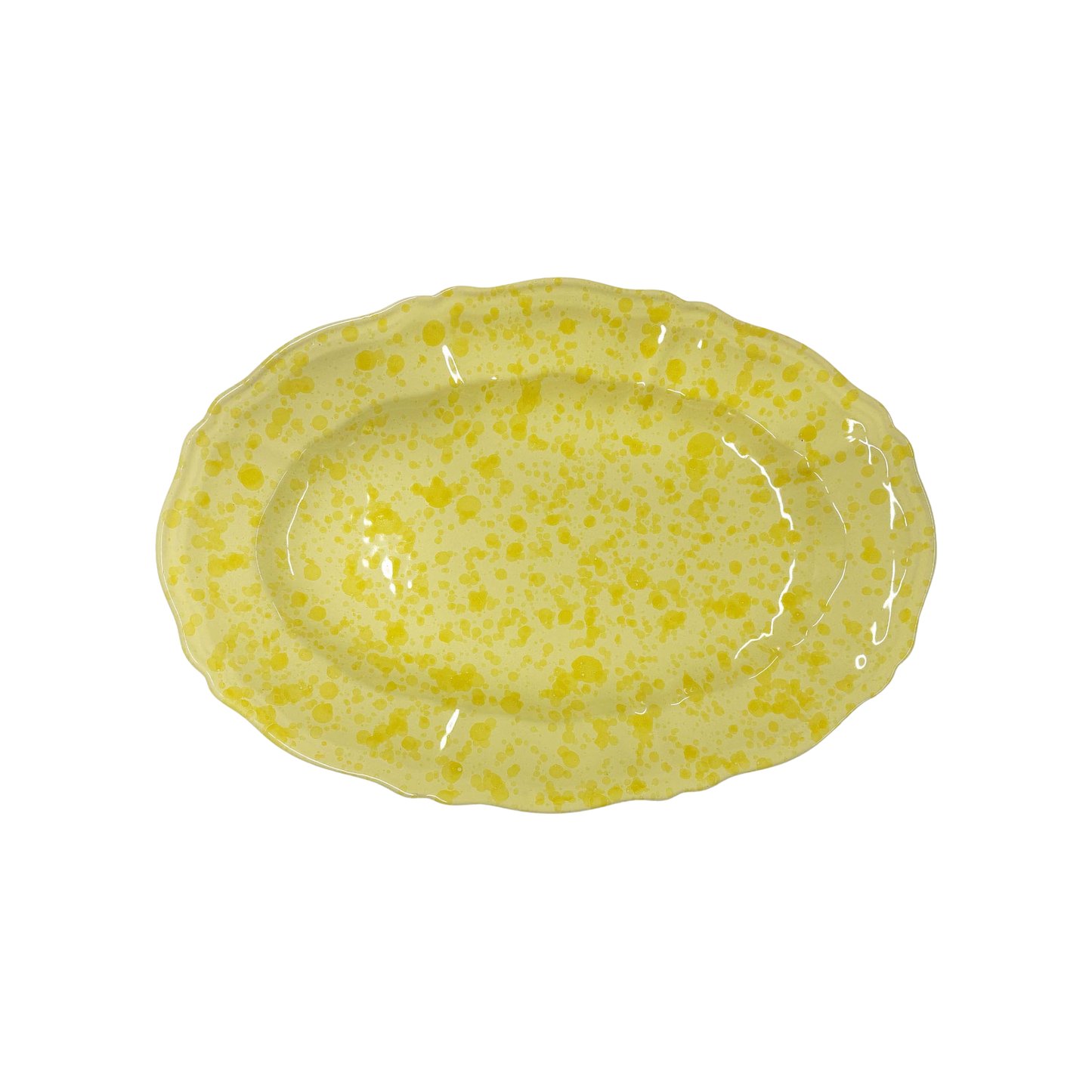 Splatterware Oval Platter