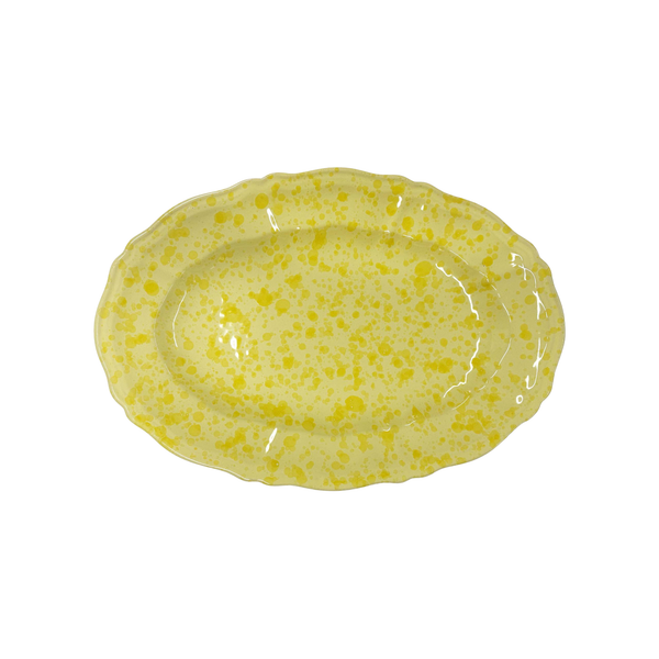 Splatterware Oval Platter