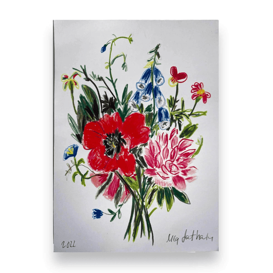 Floral Fusion Print - A3