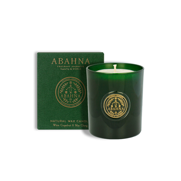 Natural Wax Candle - White Grapefruit & May Chang