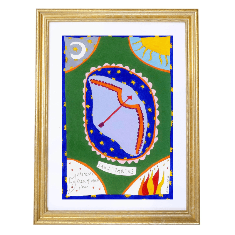 Sagittarius Horoscope Art Print