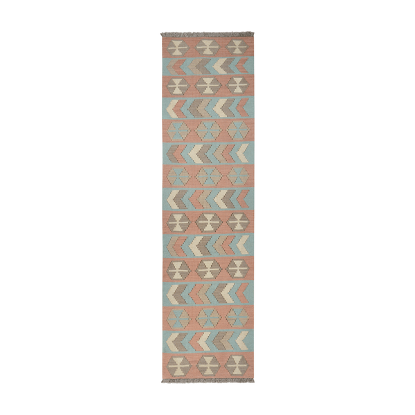 Kilim Gashgai Rug · Hand-Woven - Multicoloured, 200x54 cm