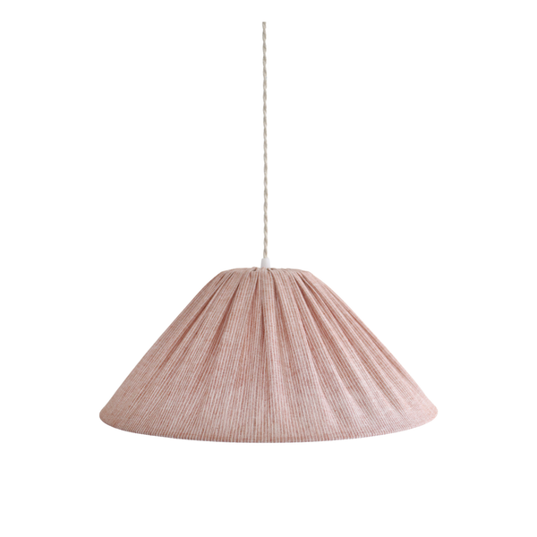 Malala Pendant Light – Fine Terracotta Stripes